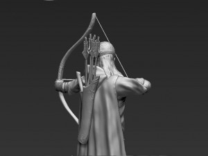legolas the lord of the rings 3d printing ready stl obj Modello di stampa 3D
