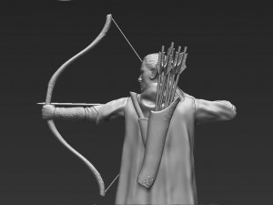 legolas the lord of the rings 3d printing ready stl obj Modello di stampa 3D