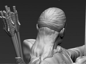legolas the lord of the rings 3d printing ready stl obj Modello di stampa 3D