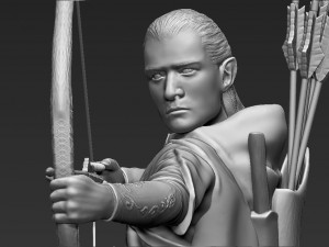 legolas the lord of the rings 3d printing ready stl obj Modello di stampa 3D