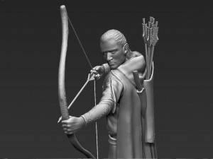 legolas the lord of the rings 3d printing ready stl obj Modello di stampa 3D