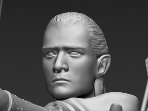 legolas the lord of the rings 3d printing ready stl obj Modello di stampa 3D