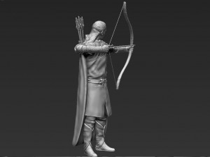 legolas the lord of the rings 3d printing ready stl obj Modello di stampa 3D