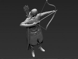legolas the lord of the rings 3d printing ready stl obj Modello di stampa 3D