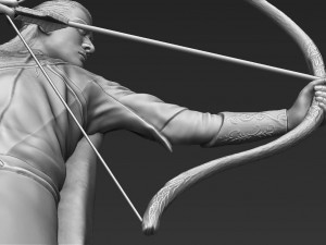 legolas the lord of the rings 3d printing ready stl obj Modello di stampa 3D