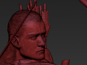 legolas the lord of the rings 3d printing ready stl obj Modello di stampa 3D