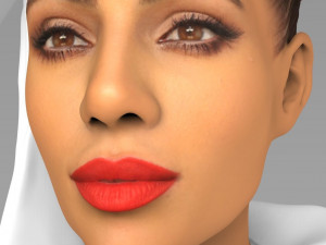 emirates airline stewardess ready for full color 3d printing Modelo de impresión 3D