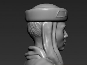 emirates airline stewardess ready for full color 3d printing Modelo de impresión 3D