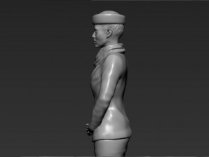 emirates airline stewardess ready for full color 3d printing Modelo de impresión 3D