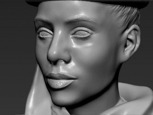 emirates airline stewardess ready for full color 3d printing Modelo de impresión 3D