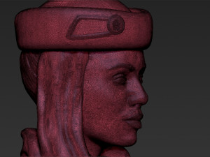 emirates airline stewardess ready for full color 3d printing Modelo de impresión 3D