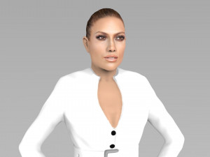 jennifer lopez ready for full color 3d printing 3D Baskı Modeli