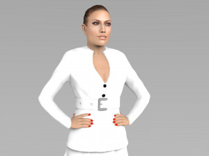 jennifer lopez ready for full color 3d printing 3Dプリントモデル