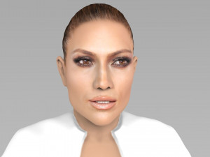 jennifer lopez ready for full color 3d printing 3Dプリントモデル