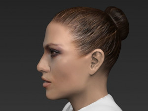 jennifer lopez ready for full color 3d printing 3Dプリントモデル