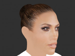 jennifer lopez ready for full color 3d printing 3Dプリントモデル