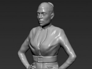 jennifer lopez ready for full color 3d printing 3Dプリントモデル