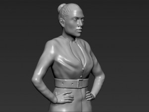 jennifer lopez ready for full color 3d printing 3Dプリントモデル
