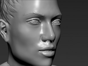 jennifer lopez ready for full color 3d printing 3Dプリントモデル