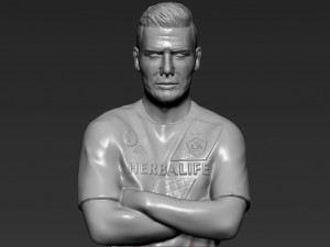 david beckham 3d printing ready stl obj 3D प्रिंट मॉडल