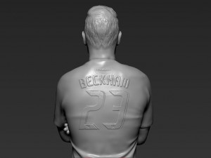 david beckham 3d printing ready stl obj Modello di stampa 3D