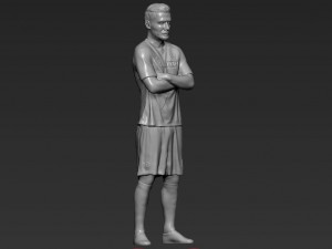 david beckham 3d printing ready stl obj Modello di stampa 3D