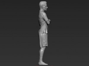 david beckham 3d printing ready stl obj Modello di stampa 3D