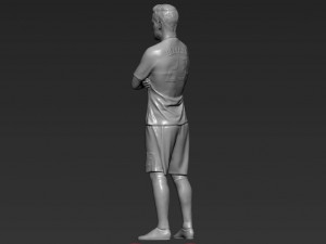 david beckham 3d printing ready stl obj Modello di stampa 3D