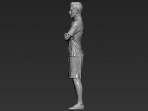 david beckham 3d printing ready stl obj Modello di stampa 3D