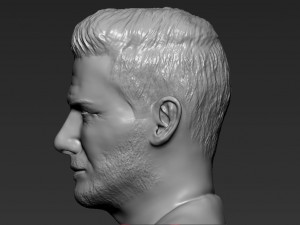 david beckham 3d printing ready stl obj Modello di stampa 3D