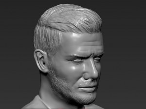 david beckham 3d printing ready stl obj Modello di stampa 3D
