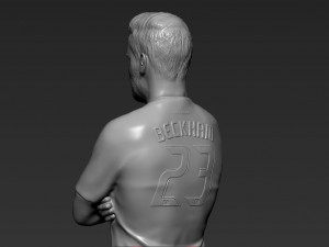 david beckham 3d printing ready stl obj Modello di stampa 3D