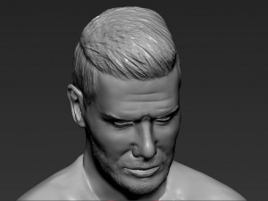 david beckham 3d printing ready stl obj Modello di stampa 3D