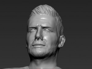 david beckham 3d printing ready stl obj Modello di stampa 3D