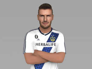 david beckham la galaxy ready for full color 3d printing 3D Print Model