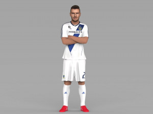 david beckham la galaxy ready for full color 3d printing Model do druku 3D