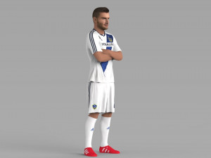 david beckham la galaxy ready for full color 3d printing Model do druku 3D