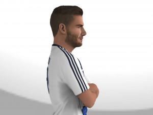 david beckham la galaxy ready for full color 3d printing Model do druku 3D