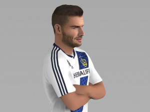 david beckham la galaxy ready for full color 3d printing Model do druku 3D