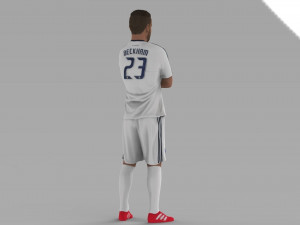 david beckham la galaxy ready for full color 3d printing Model do druku 3D