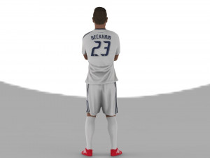 david beckham la galaxy ready for full color 3d printing Model do druku 3D