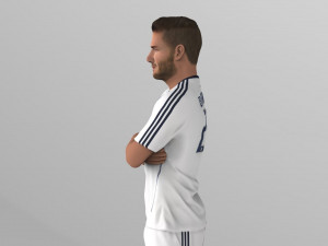 david beckham la galaxy ready for full color 3d printing Model do druku 3D