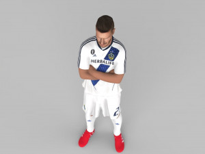 david beckham la galaxy ready for full color 3d printing Model do druku 3D