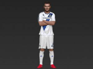 david beckham la galaxy ready for full color 3d printing Model do druku 3D
