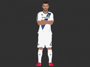 david beckham la galaxy ready for full color 3d printing Model do druku 3D
