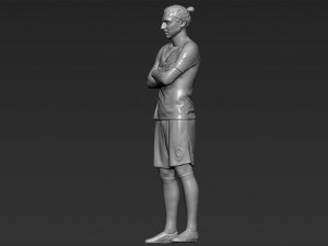 zlatan ibrahimovic la galaxy 3d printing ready stl obj 3D-printmodel
