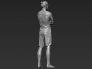zlatan ibrahimovic la galaxy 3d printing ready stl obj 3D-printmodel