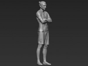 zlatan ibrahimovic la galaxy 3d printing ready stl obj 3D-printmodel