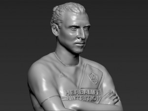 zlatan ibrahimovic la galaxy 3d printing ready stl obj 3D-printmodel