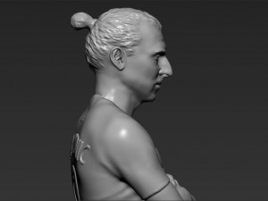 zlatan ibrahimovic la galaxy 3d printing ready stl obj 3D-printmodel